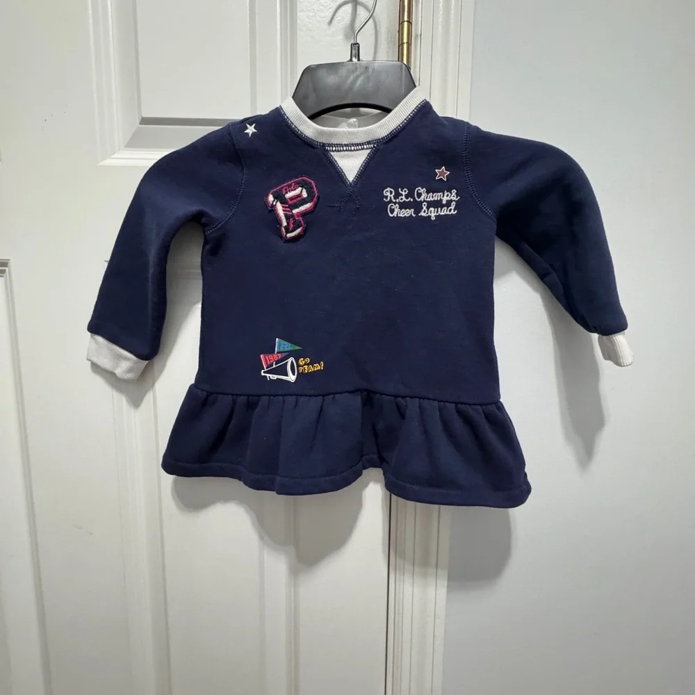 Ralph Lauren Navy Blue Kids top size 18 months